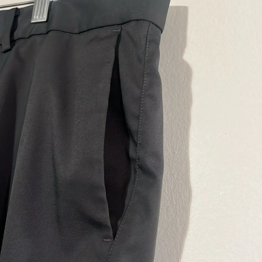 Nike gray flat front dri-fit shorts